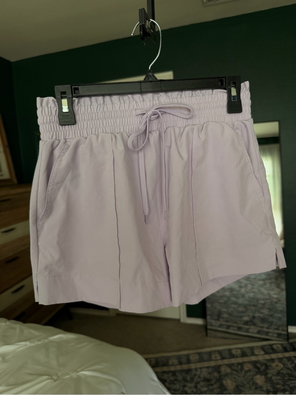 Lavender Drawstring Women’s Shorts